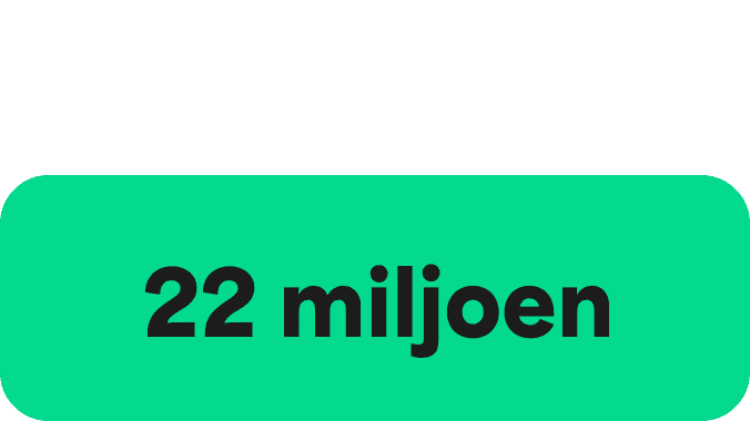 A Green icon showcasing a large Green circle and two smaller ones on either side, in a diagonal format. The words 22 Million are written in the centre.